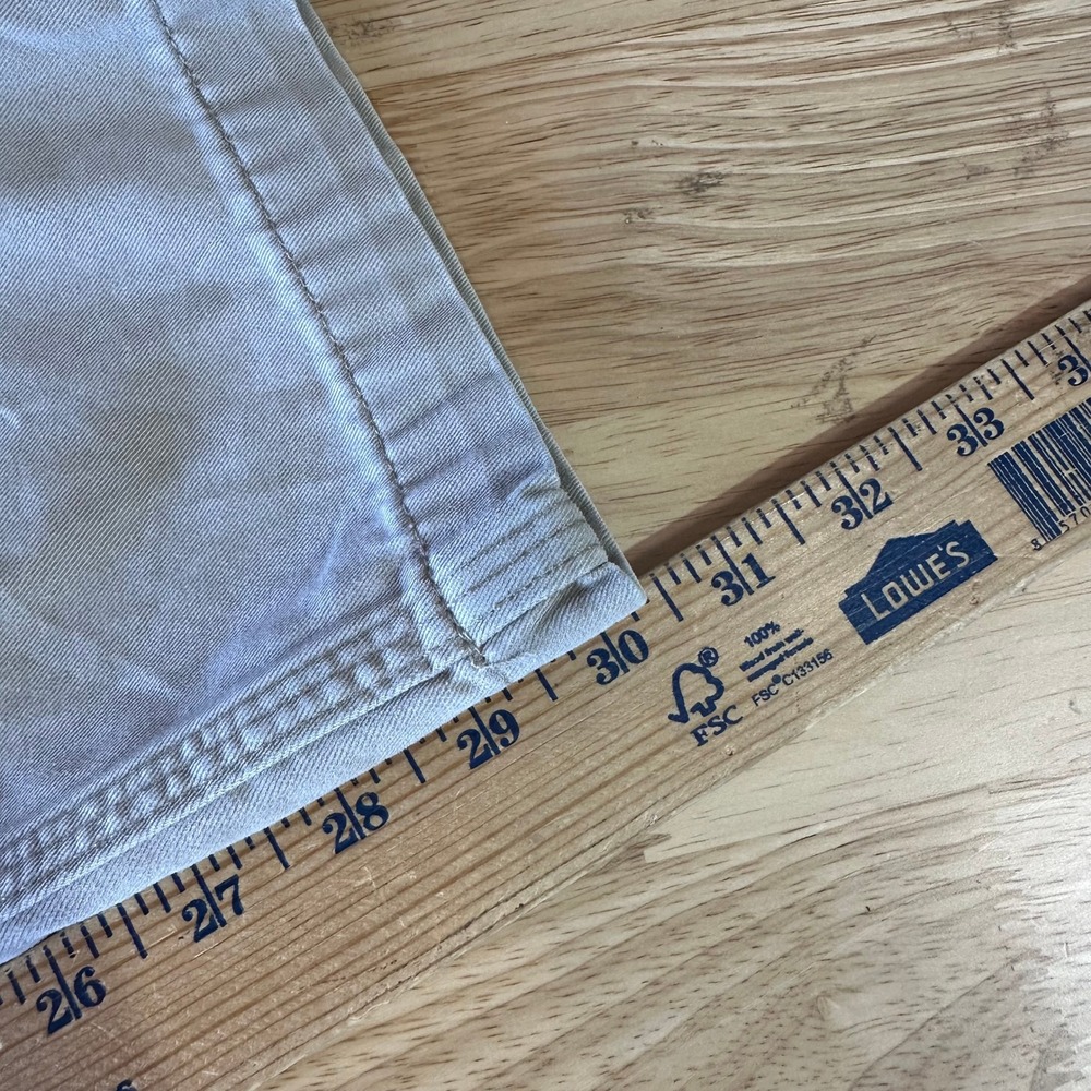 Carhartt tan Relaxed Fit Pants Mens 34x32 canvas work utility - Picture 11 of 12